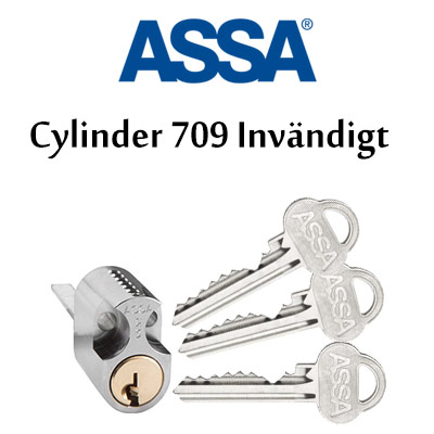 Assa cylinder 709 invändigt